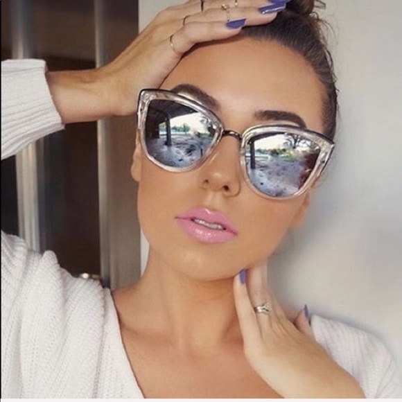 Quay Australia Mirrored Cat Eye Sunglasses - Picture 4 of 4